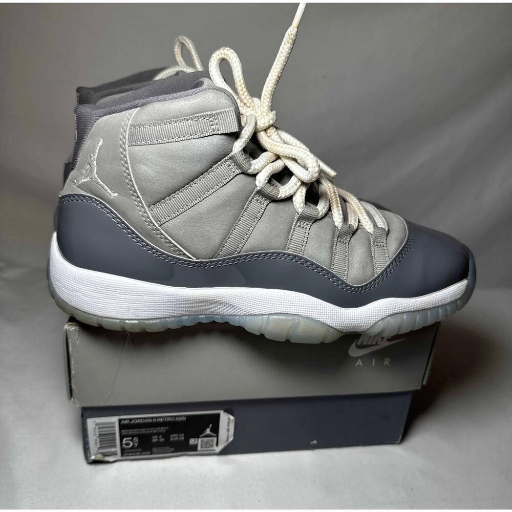 Size 5.5 - Nike Air Jordan 11 Retro GS Cool Grey 2021 Men's Shoes